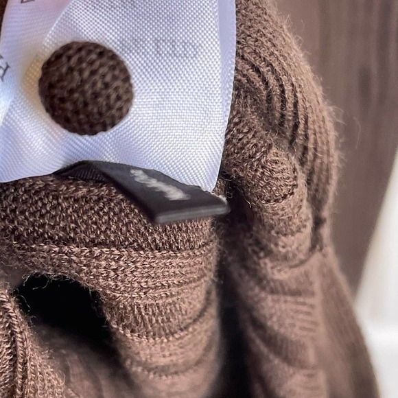 Paige Wool Side Slit Benita Long Dress Sweater Long Sleeve Size L NWT - Picture 8 of 12